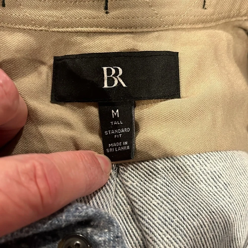 NWT Banana Republic Men’s Don Flannel Shirt Size Medium/Tall.
